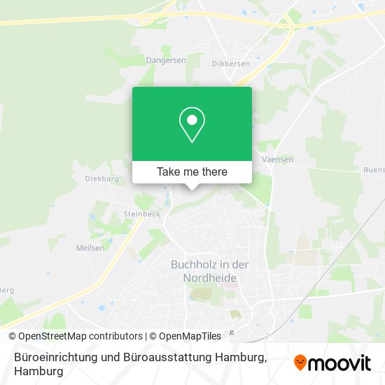 Büroeinrichtung und Büroausstattung Hamburg map