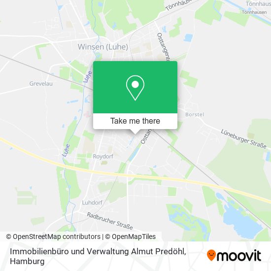 Immobilienbüro und Verwaltung Almut Predöhl map