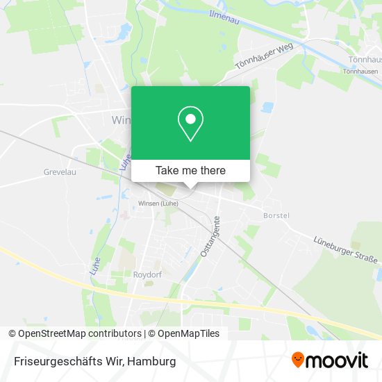 Friseurgeschäfts Wir map