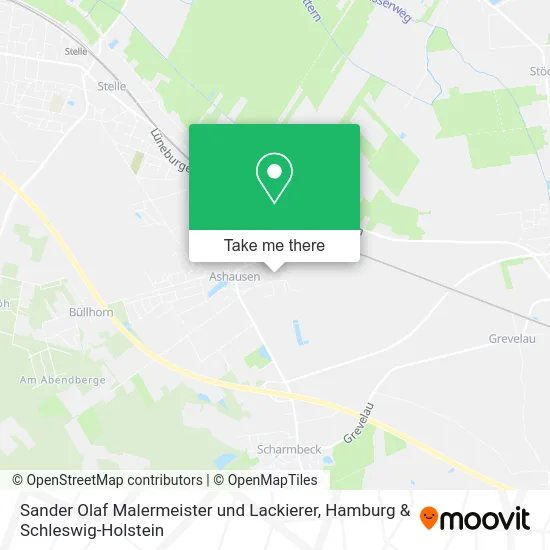 Карта Sander Olaf Malermeister und Lackierer