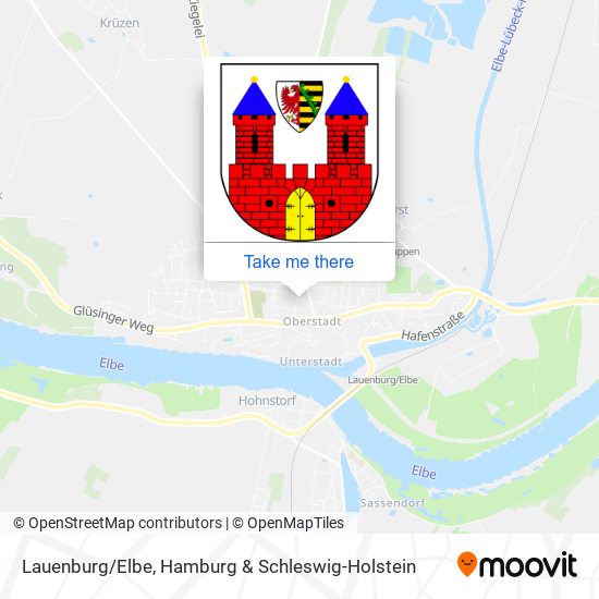 Карта Lauenburg/Elbe