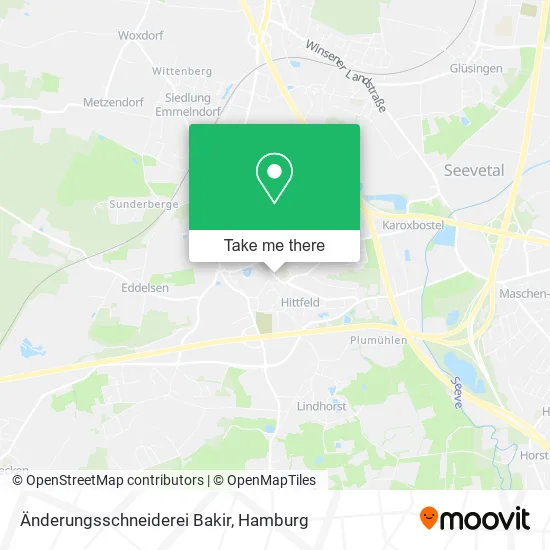 Карта Änderungsschneiderei Bakir