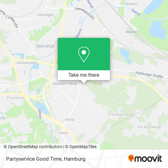 Partyservice Good Time map