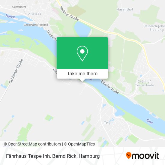 Fährhaus Tespe Inh. Bernd Rick map