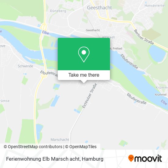 Ferienwohnung Elb Marsch acht map