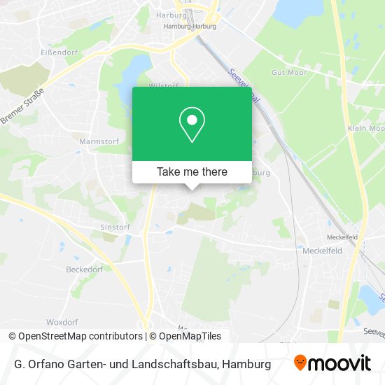 G. Orfano Garten- und Landschaftsbau map