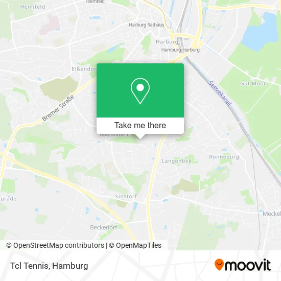 Карта Tcl Tennis