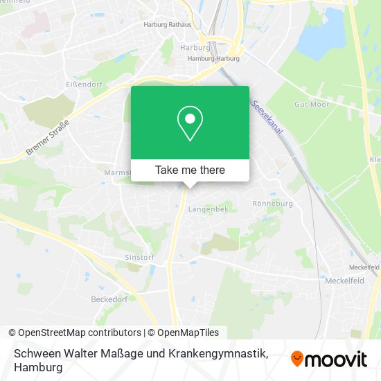 Schween Walter Maßage und Krankengymnastik map