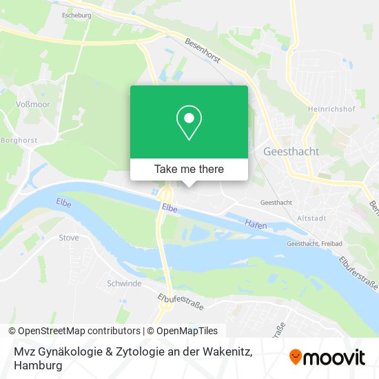 Карта Mvz Gynäkologie & Zytologie an der Wakenitz