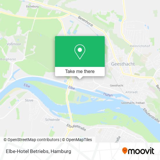 Elbe-Hotel Betriebs map