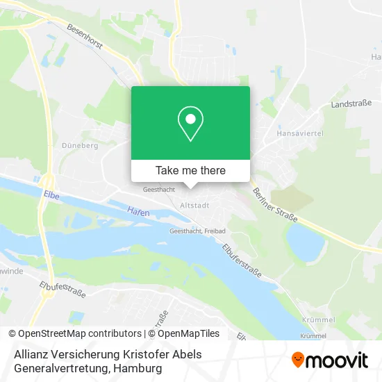 Карта Allianz Versicherung Kristofer Abels Generalvertretung