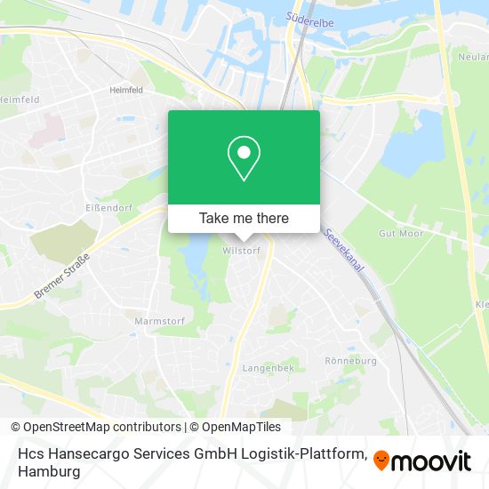 Карта Hcs Hansecargo Services GmbH Logistik-Plattform