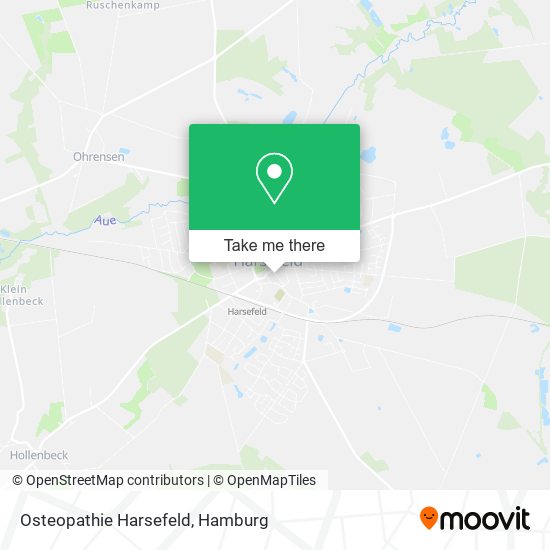 Osteopathie Harsefeld map