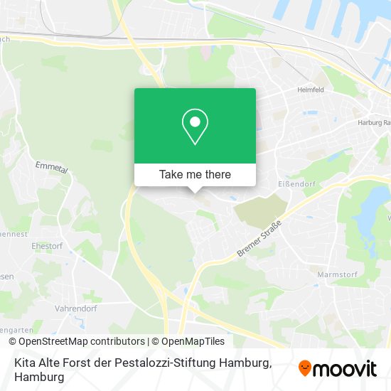 Kita Alte Forst der Pestalozzi-Stiftung Hamburg map