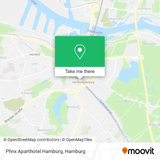 Карта Phnx Aparthotel Hamburg