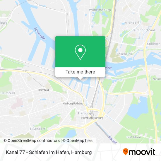 Kanal 77 - Schlafen im Hafen map