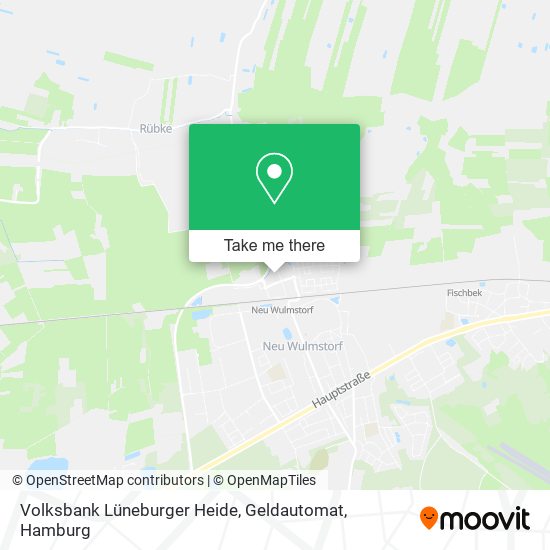Volksbank Lüneburger Heide, Geldautomat map