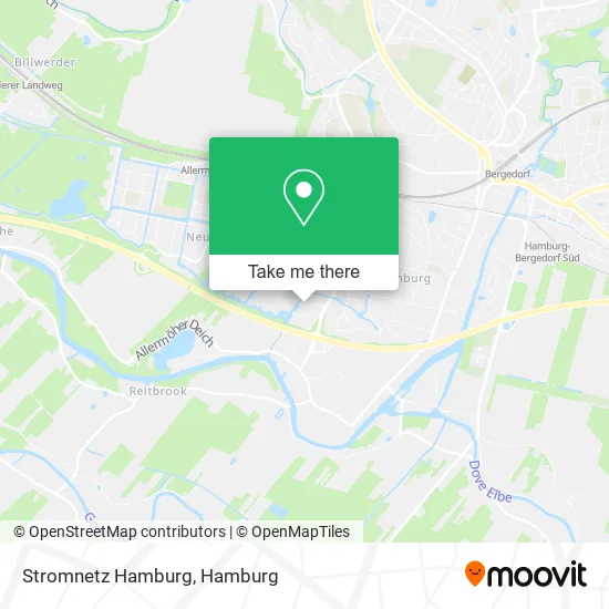Карта Stromnetz Hamburg