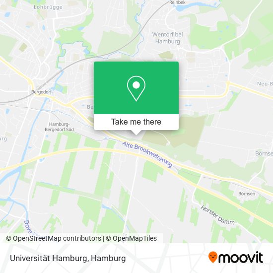 Universität Hamburg map