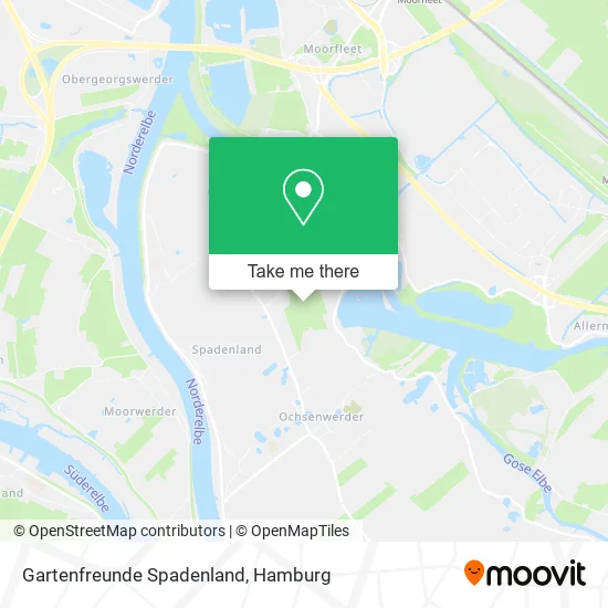 Карта Gartenfreunde Spadenland