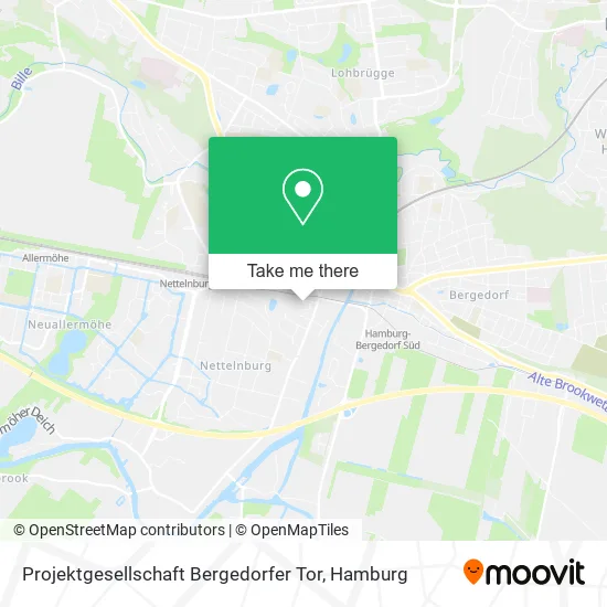 Карта Projektgesellschaft Bergedorfer Tor
