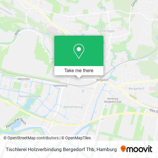 Карта Tischlerei Holzverbindung Bergedorf Thb