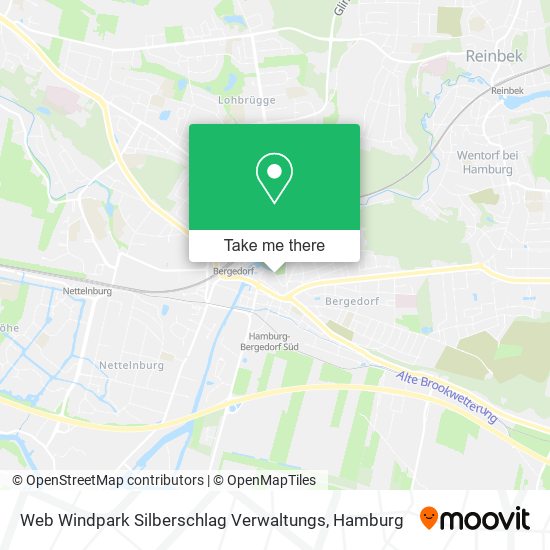 Web Windpark Silberschlag Verwaltungs map