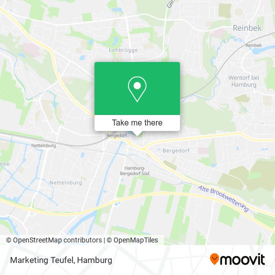 Marketing Teufel map