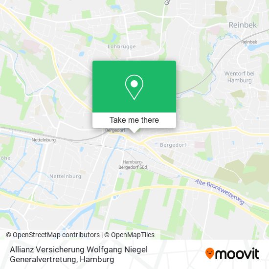 Allianz Versicherung Wolfgang Niegel Generalvertretung map
