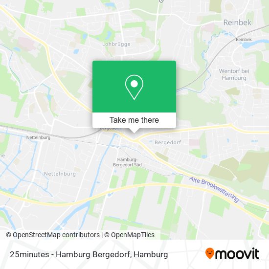 Карта 25minutes - Hamburg Bergedorf