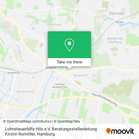 Lohnsteuerhilfe Hilo e.V. Beratungsstellenleitung Kirstin Rumöller map