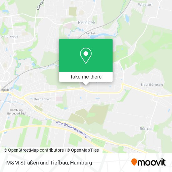 M&M Straßen und Tiefbau map