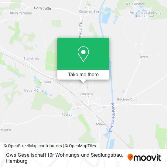 Gws Gesellschaft für Wohnungs-und Siedlungsbau map