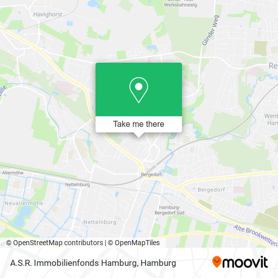 Карта A.S.R. Immobilienfonds Hamburg