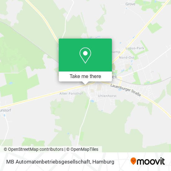 MB Automatenbetriebsgesellschaft map