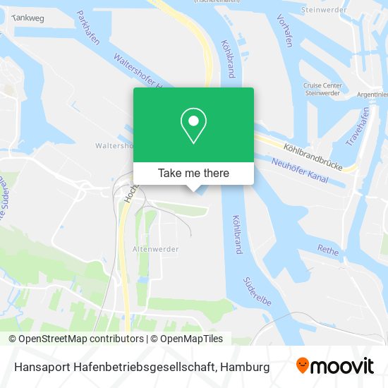 Hansaport Hafenbetriebsgesellschaft map