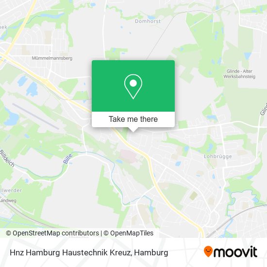 Карта Hnz Hamburg Haustechnik Kreuz