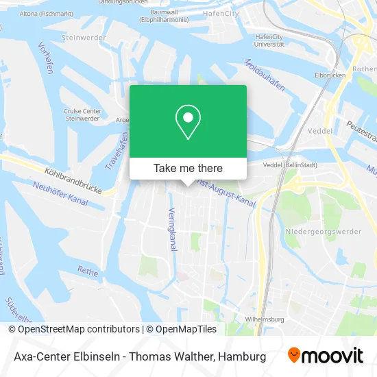 Карта Axa-Center Elbinseln - Thomas Walther