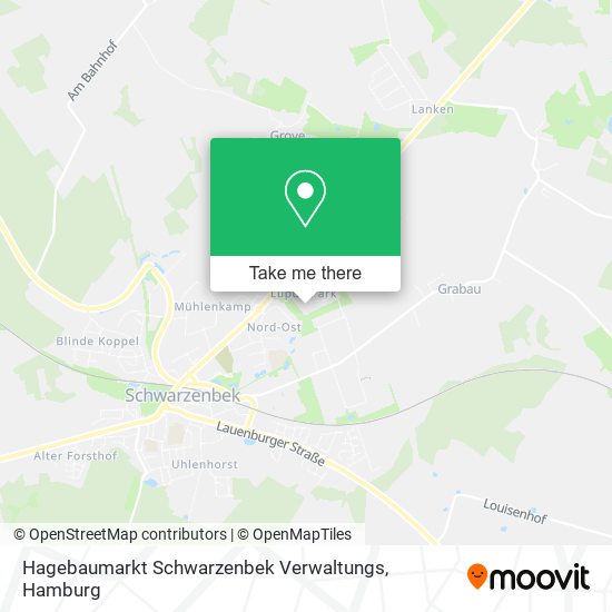 Hagebaumarkt Schwarzenbek Verwaltungs map