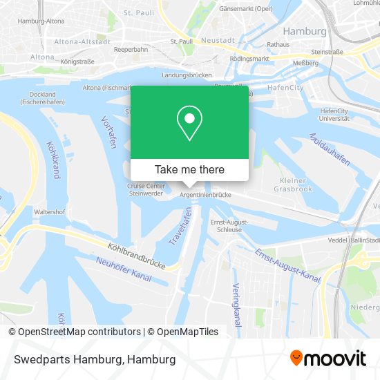 Карта Swedparts Hamburg