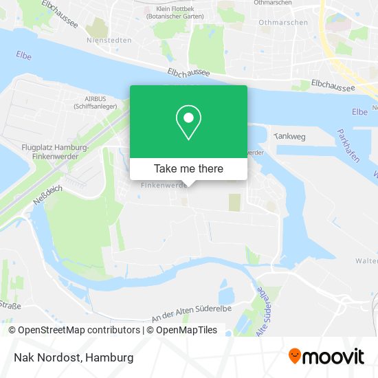 Nak Nordost map