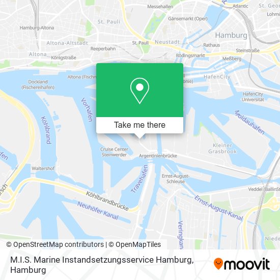 Карта M.I.S. Marine Instandsetzungsservice Hamburg