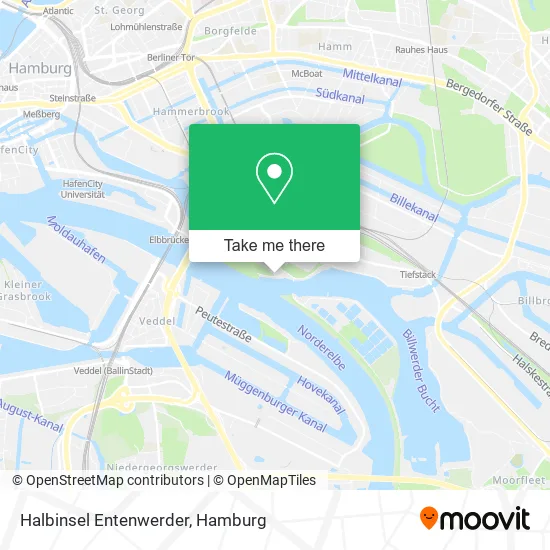 Карта Halbinsel Entenwerder