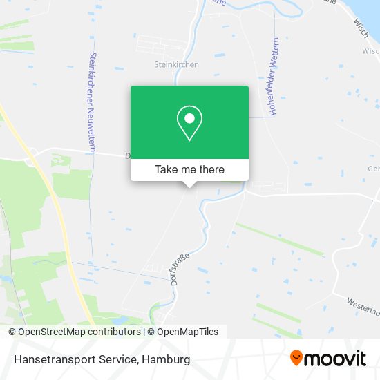 Hansetransport Service map