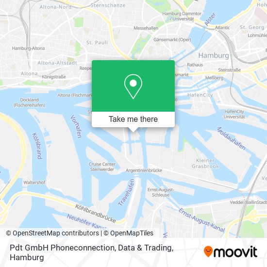 Карта Pdt GmbH Phoneconnection, Data & Trading