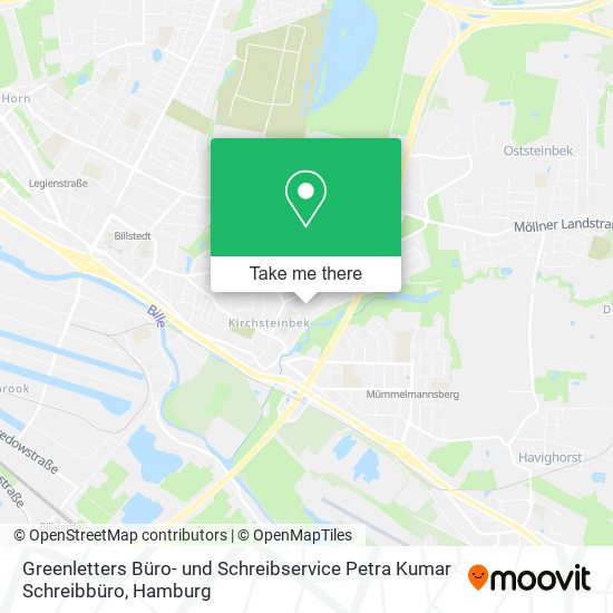 Greenletters Büro- und Schreibservice Petra Kumar Schreibbüro map