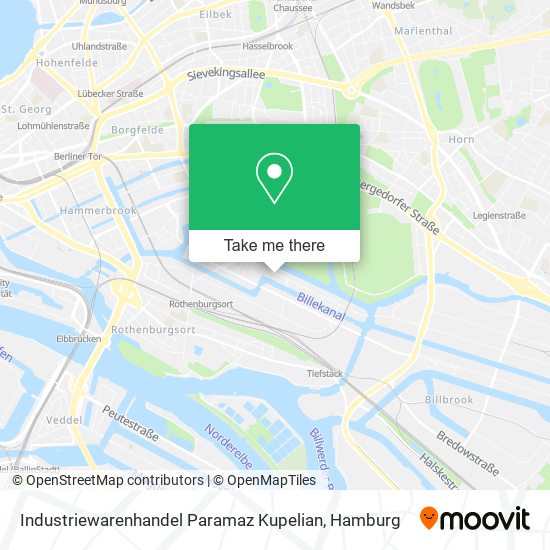 Industriewarenhandel Paramaz Kupelian map