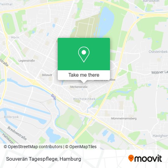 Souverän Tagespflege map