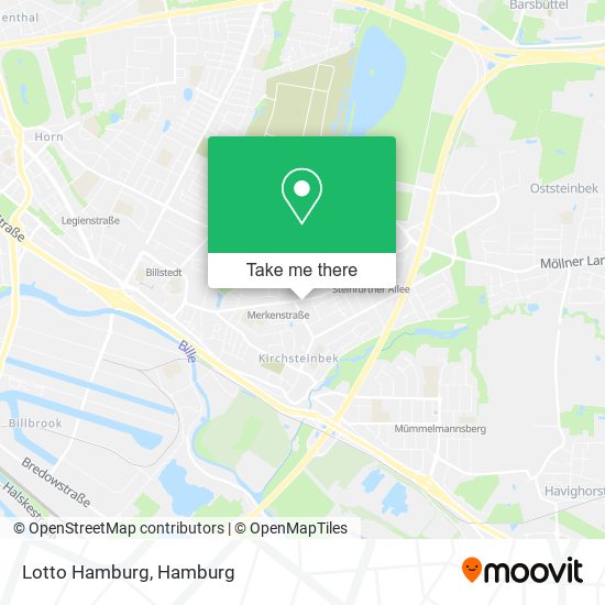 Lotto Hamburg map