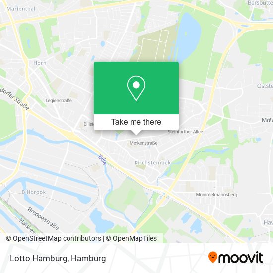 Lotto Hamburg map